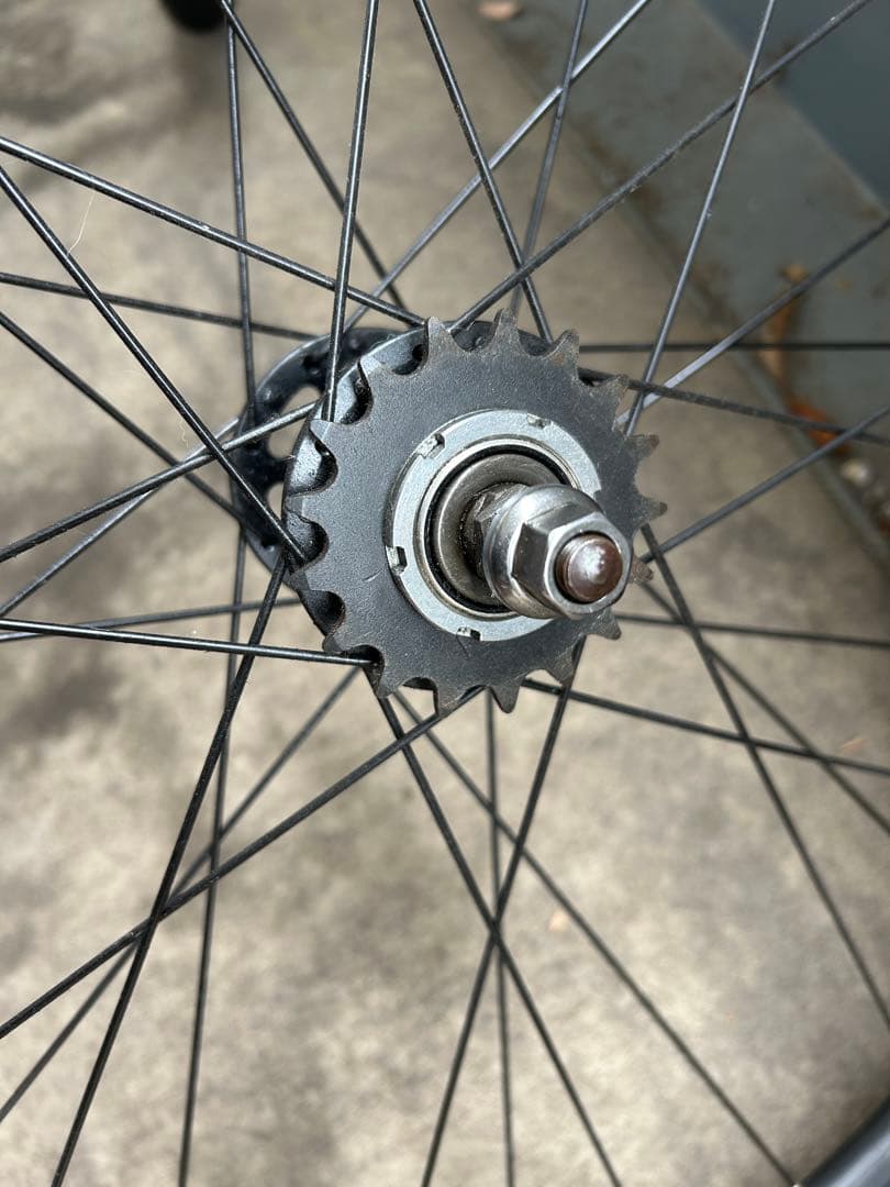 700C ピスト、シングルスピードホィールセット