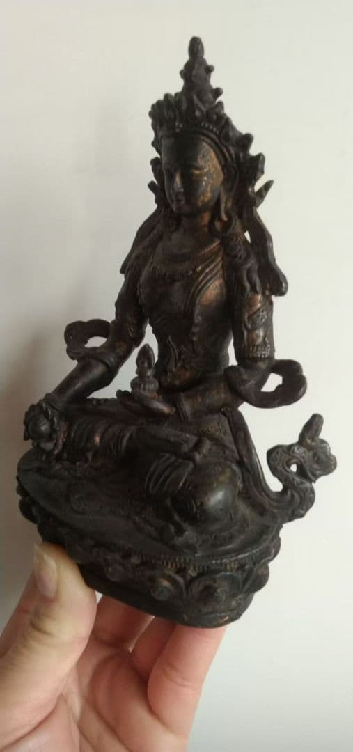 地蔵 菩薩 観音 銅製 仏像 彫刻 置物 開運 風水