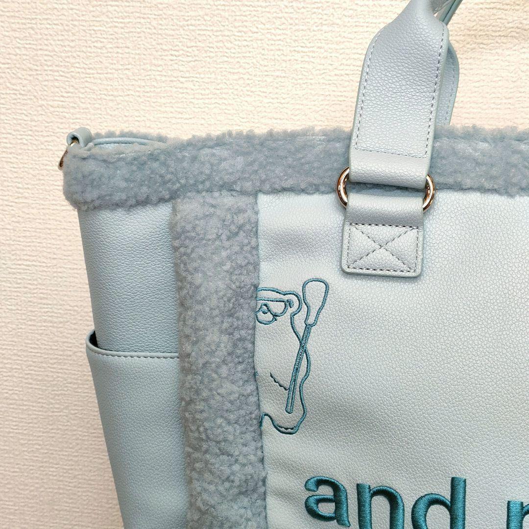 新品未使用アンパスィ ビッグトート型ボストンバッグボアパイピング2025年モデル