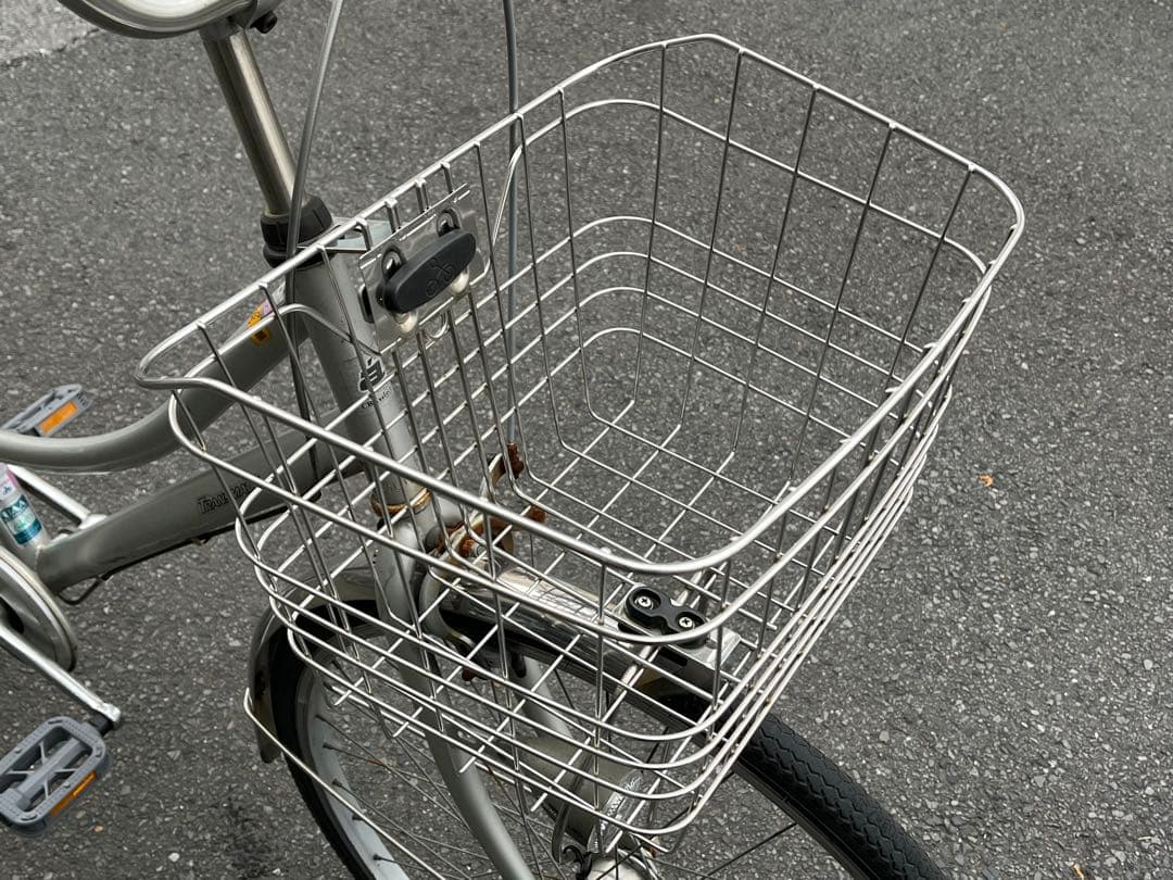 F*r様 〓中古LEDオートライト自転車★26インチ★シルバー★※注※配達地域限