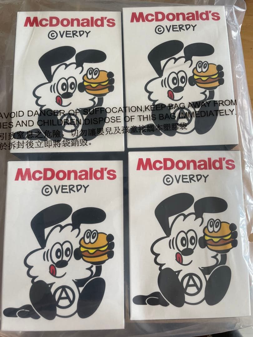 VERDY mcdonalds complexcon 4種セット