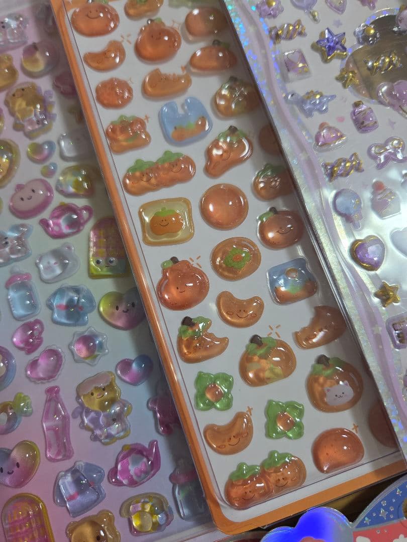 シールまとめ売り　コットンパフィー　おはじき　うるちゅる