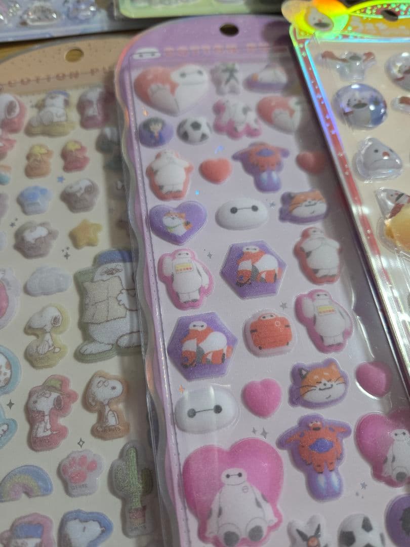 シールまとめ売り　コットンパフィー　おはじき　うるちゅる