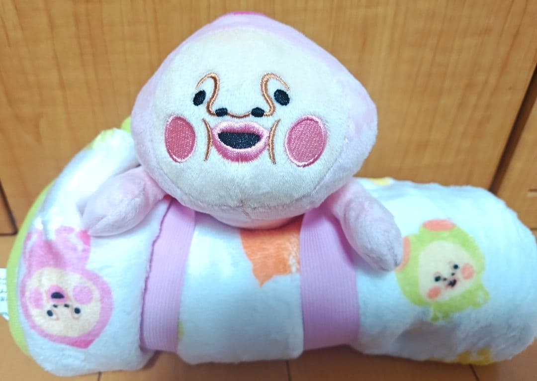 非売品レア♥こびとづかん♥カクレモモジリBIGぬいぐるみ♥ブランケット♥帽子♥