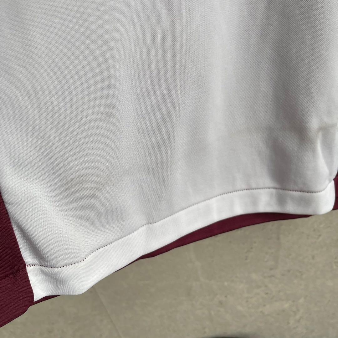 90s adidasデサント デッドストック 長袖サッカーシャツ ビッグサイズ