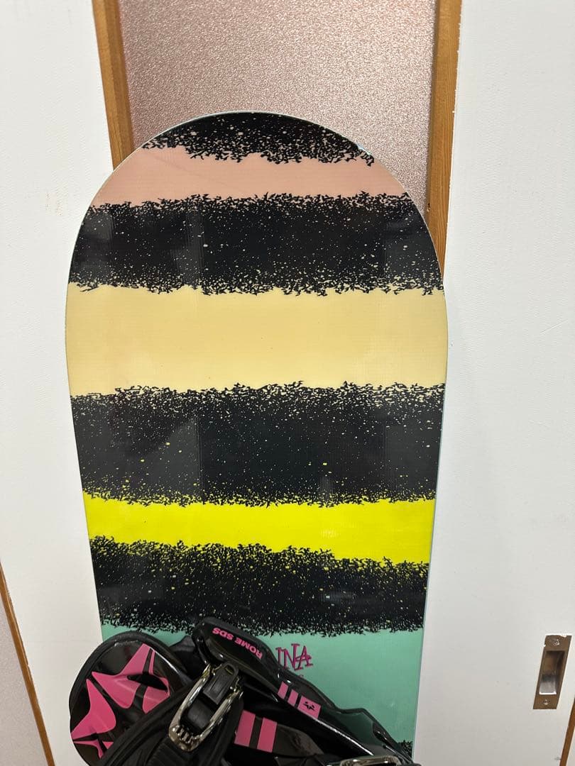 3セットSABRINAスノー ボード135cmビンディング付ブツ24cm