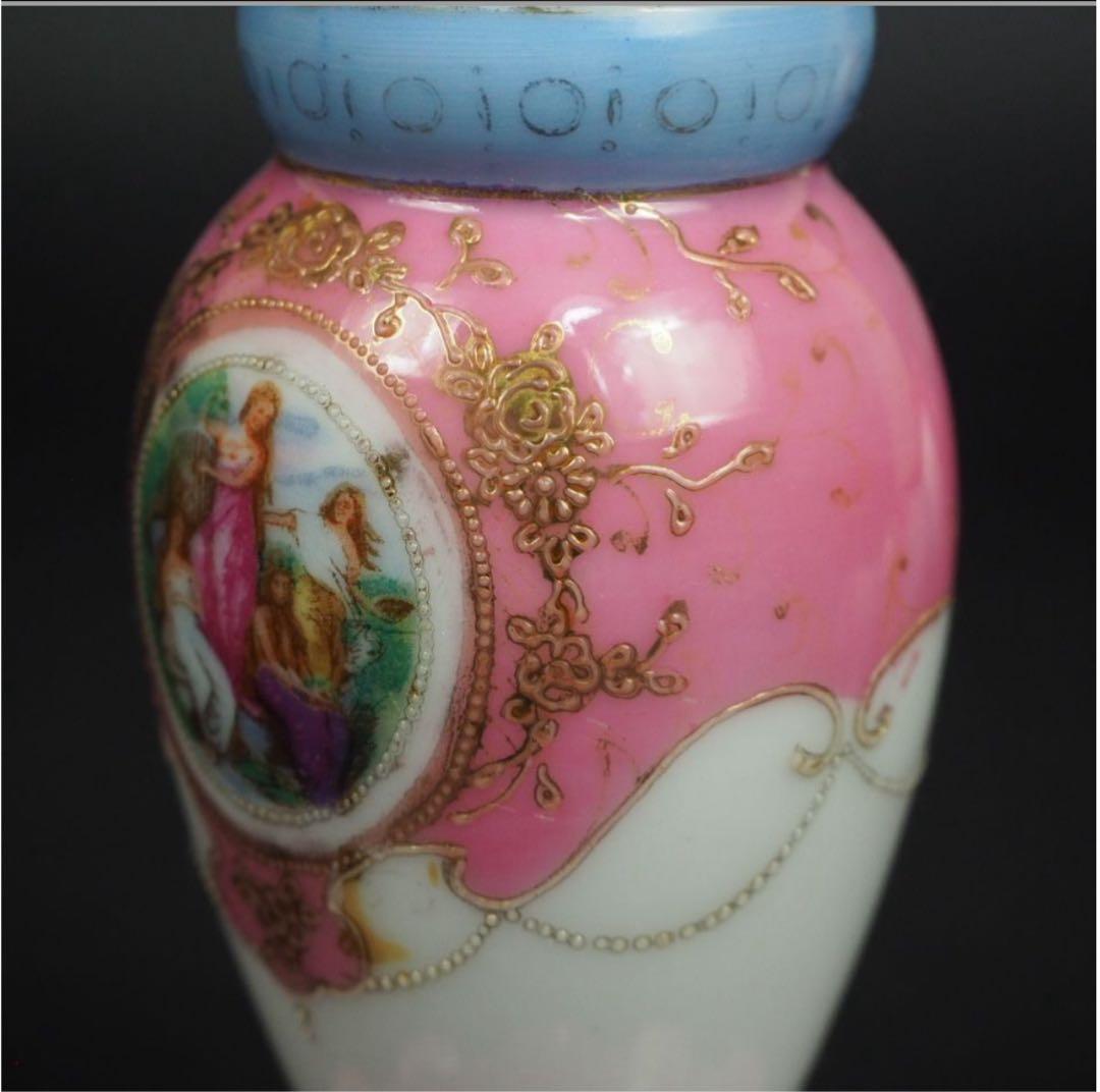 送料無料　時代物　CHUBU CHINA(中部陶器) 輸出向け燭台一対