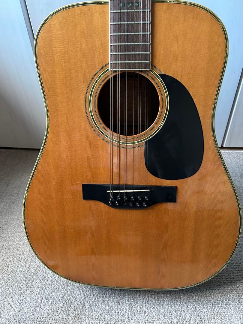 日本製Morris B50 12弦ギター ケース付き　1970年代 ケースつき