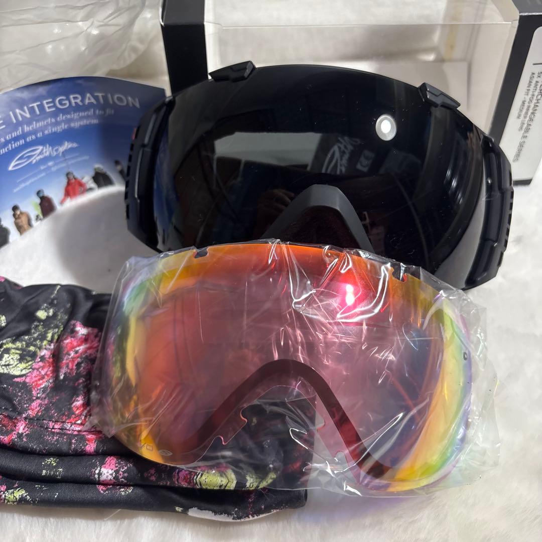 新品未使用タグ付き　SMITH I/O スミス スノーゴーグル 交換レンズ付き