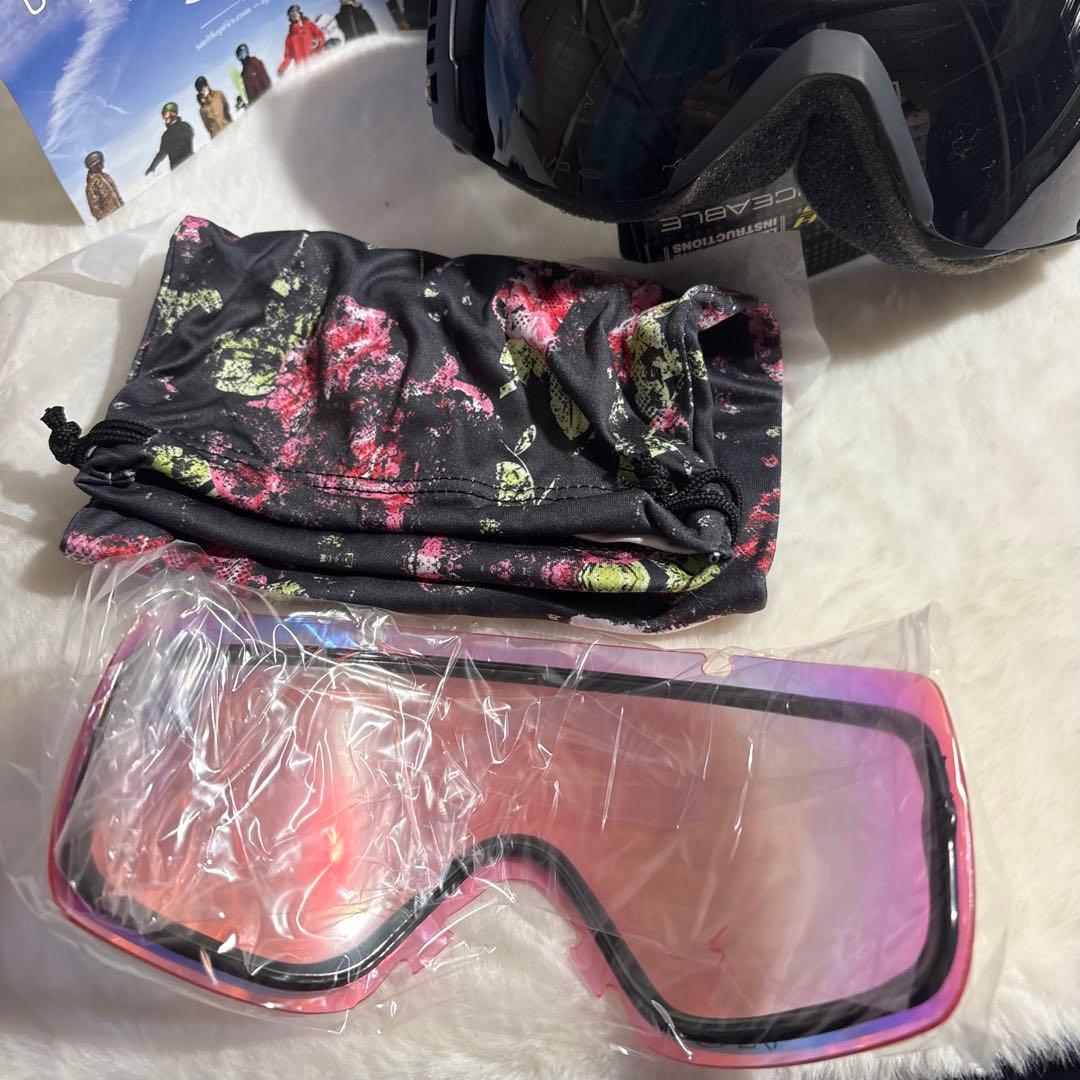 新品未使用タグ付き　SMITH I/O スミス スノーゴーグル 交換レンズ付き