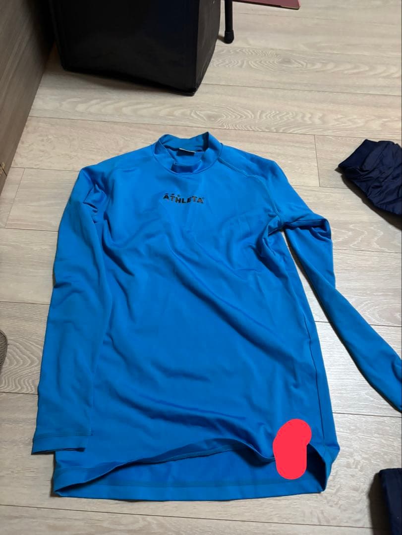 聖和学園の水色のシャツとインナーとソックス、ショーツセット