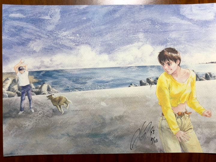 機動警察パトレイバー　高田明美　直筆サイン入りポスター