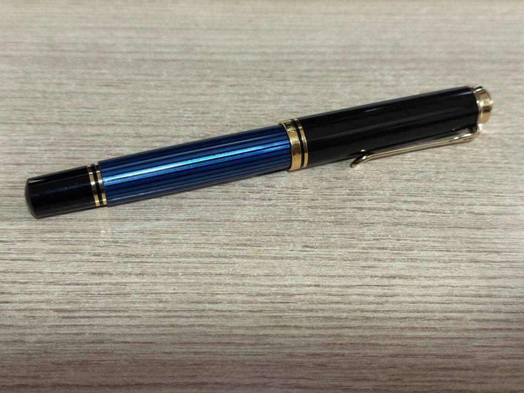 ペリカン　スーべレーン　M800 F ブルー縞