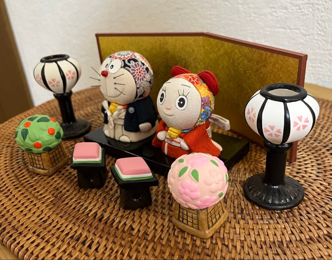 ☆ドラえもん＆ドラミちゃん　木目込人形