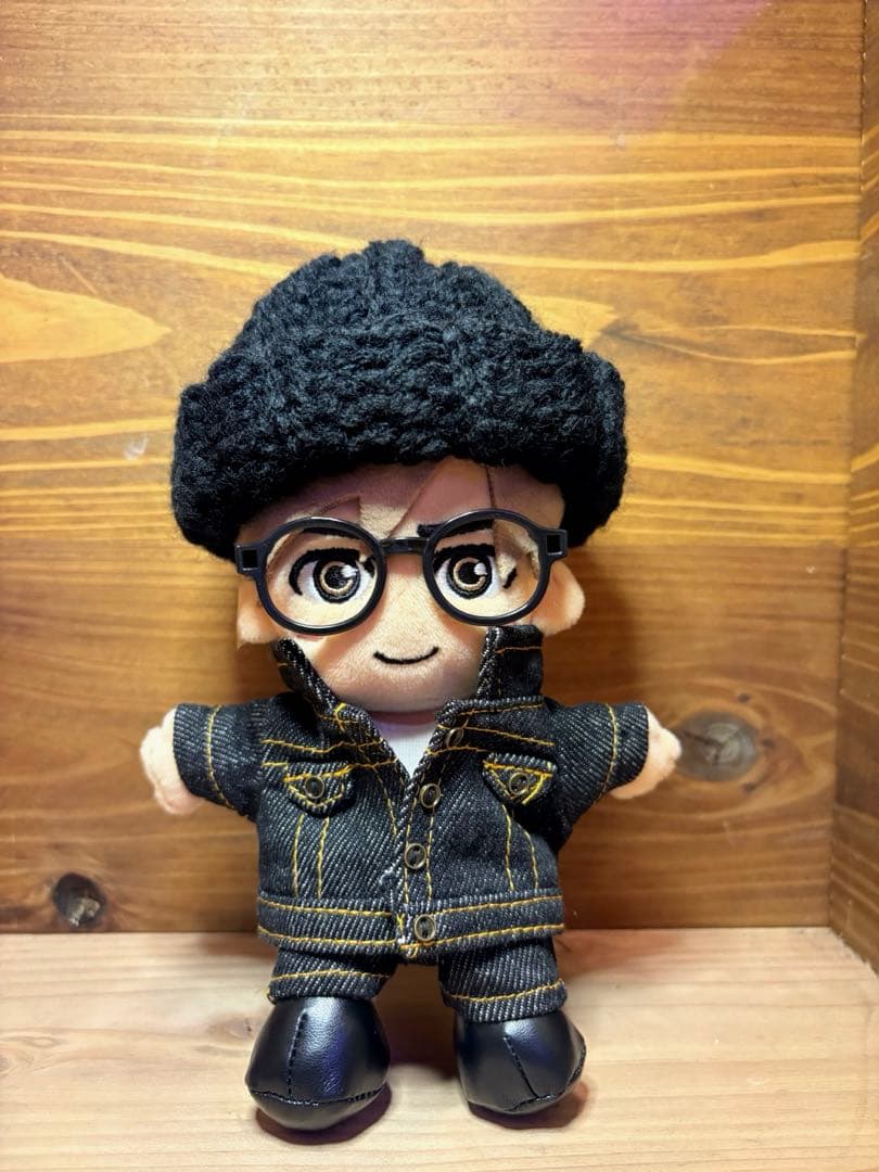 木村拓哉 ぬいタク本体【 デニムSET】【ブラックサンタ衣装付】