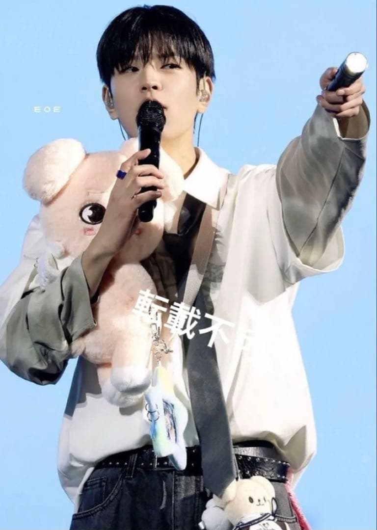 スンミン plush bag マグネット lying シルバー キーリング