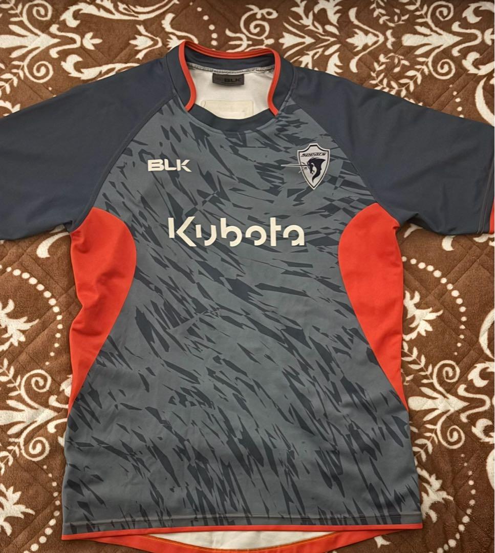 〔非売品〕BLK Kubotaスピアーズラグビーシャツ 39番