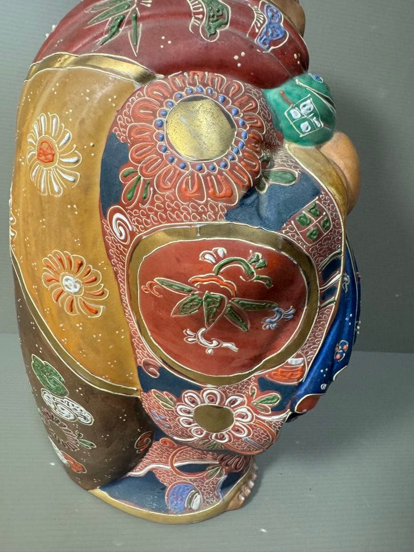 2489 九谷焼　布袋様　置物