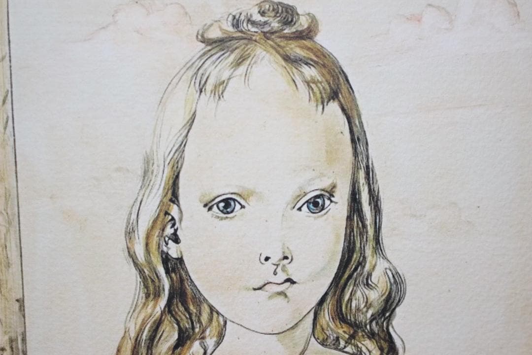 藤田嗣治 エスタンプリトグラフ 少女 75部限定