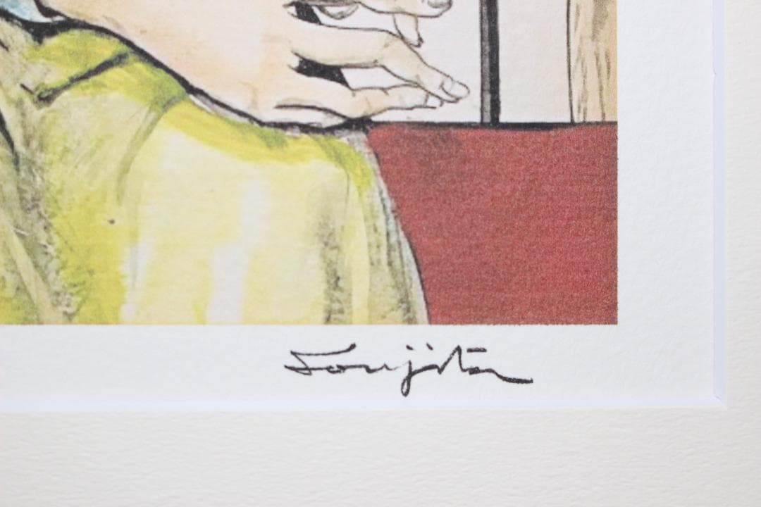 藤田嗣治 エスタンプリトグラフ 少女 75部限定