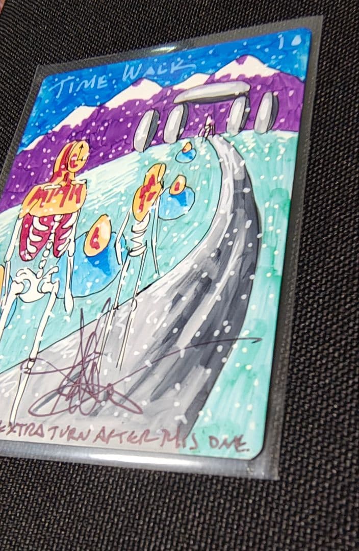 Time Walk Amy Weber氏 直筆サイン入りスケッチアート　　MTG