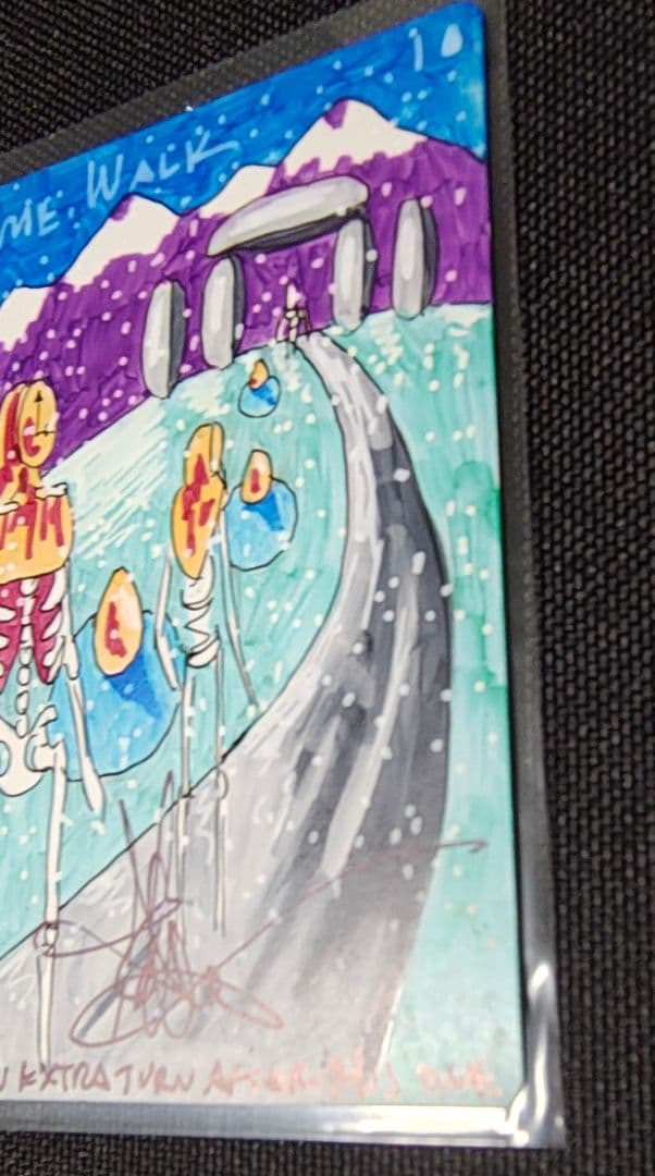 Time Walk Amy Weber氏 直筆サイン入りスケッチアート　　MTG