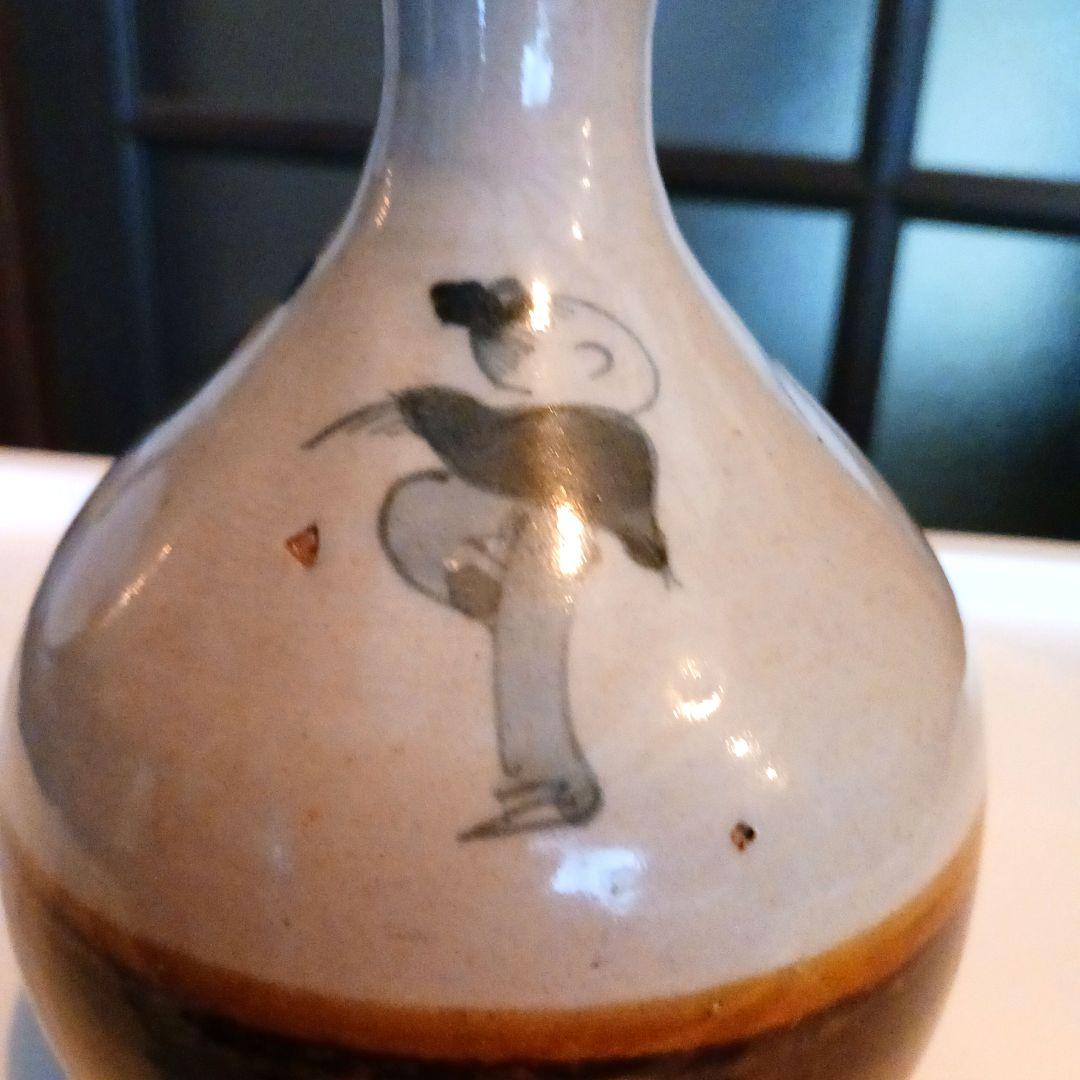 古伊万里 唐子掛分徳利