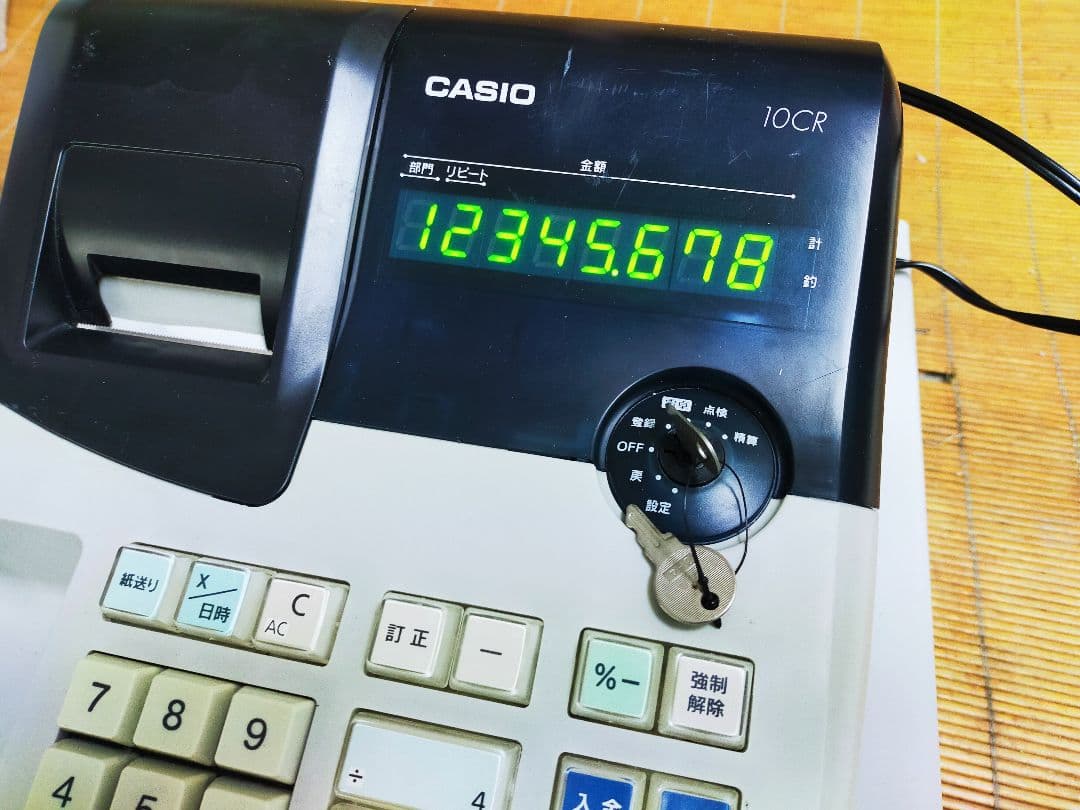カシオレジスター　10CR　簡単便利特殊　送料込　344044