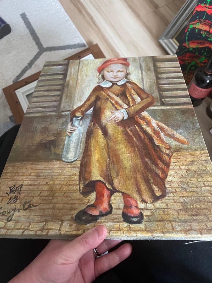 早い者勝ち　藤田嗣治　ー　少女