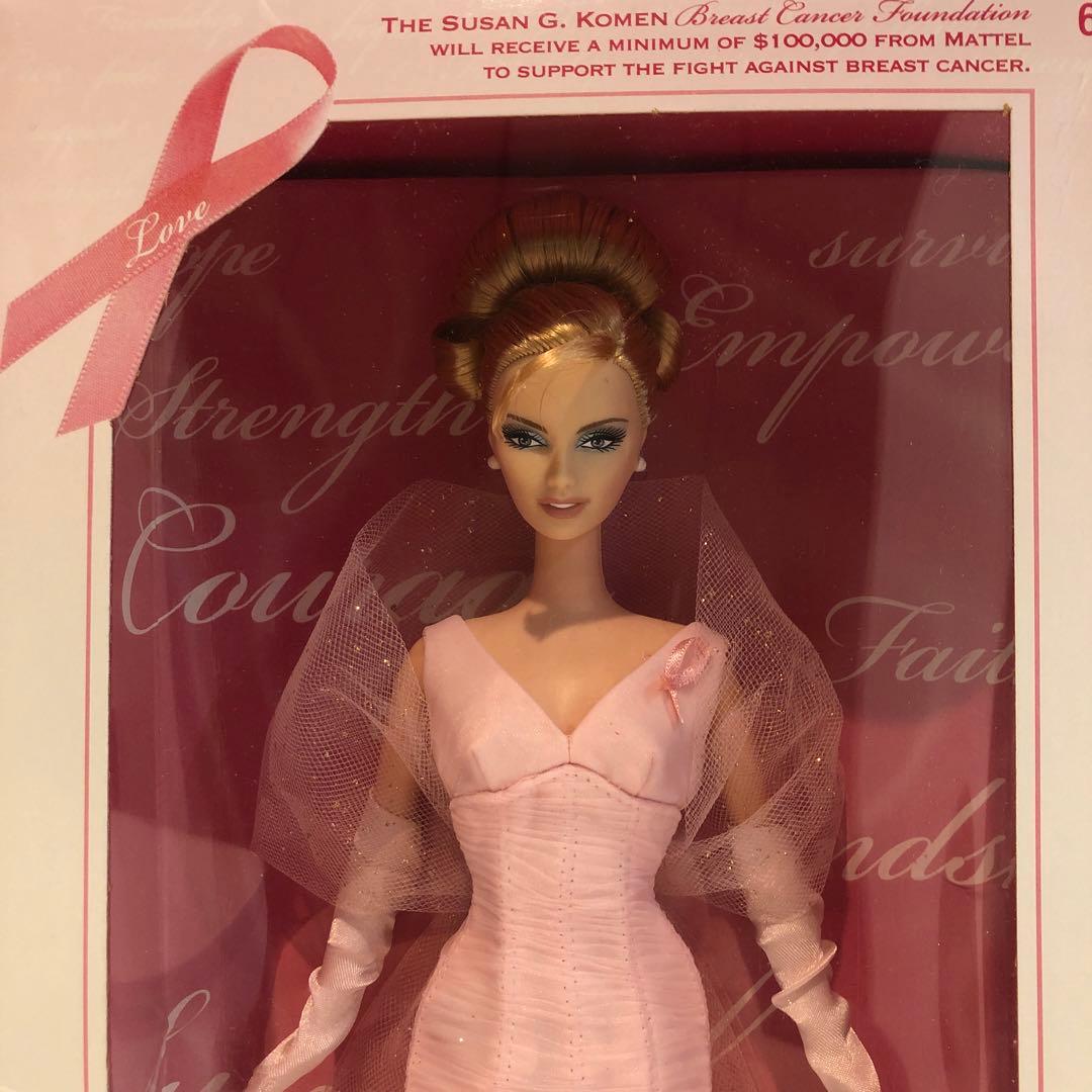 【美品】Barbie バービー PinkRibbon ピンクリボン ピンクラベル