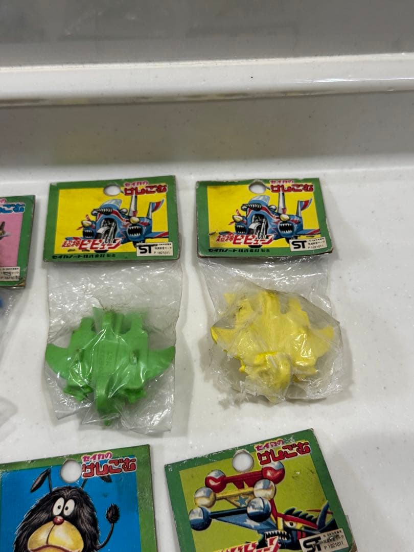 セイカ　消しゴム　超神ビビューン　レトロ　当時物　おもちゃ　石森プロ　戦隊モノ