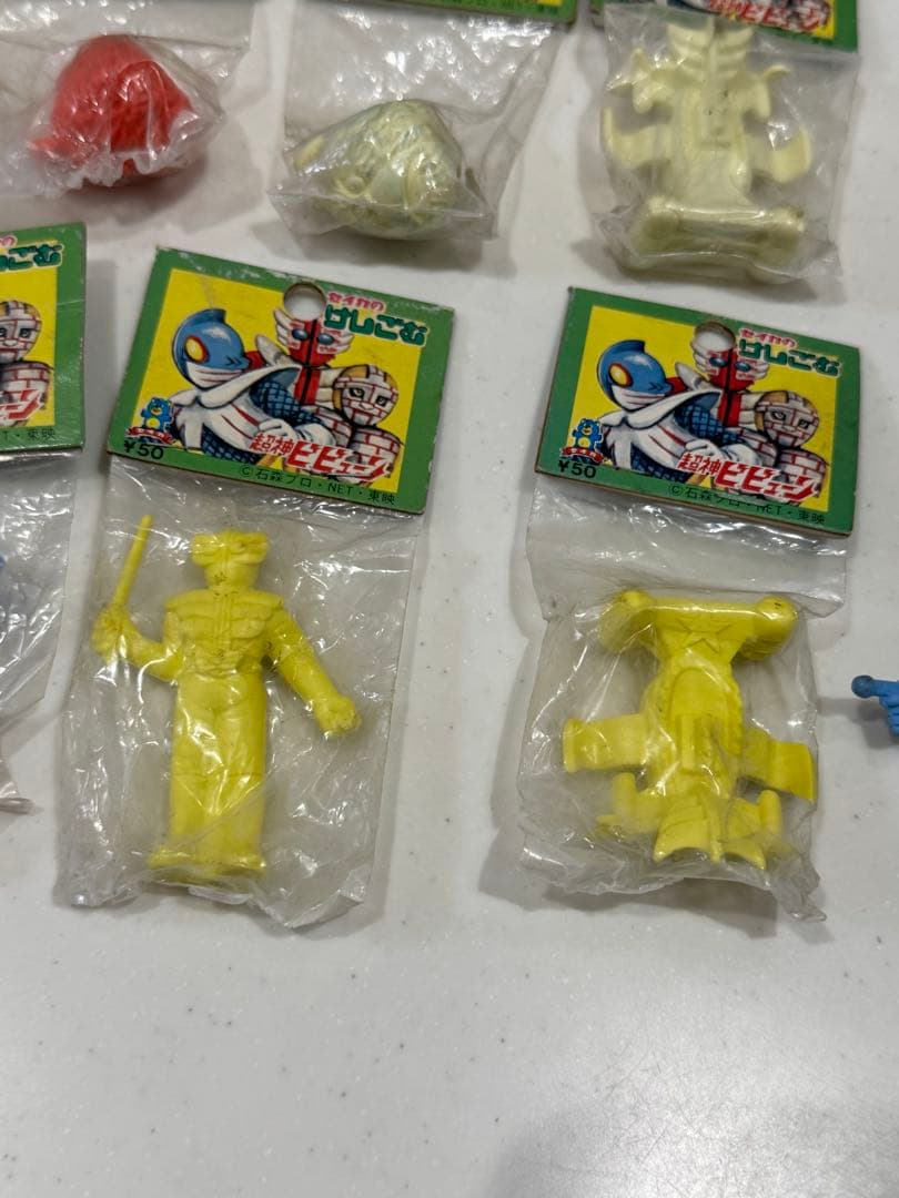 セイカ　消しゴム　超神ビビューン　レトロ　当時物　おもちゃ　石森プロ　戦隊モノ