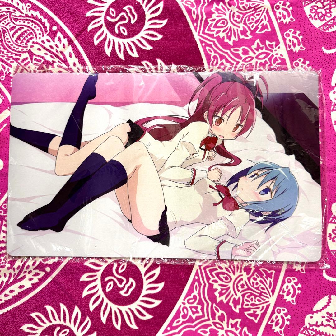 【超貴重】まどマギ 佐倉杏子 美樹さやか ミッドナイトブルー プレイマット