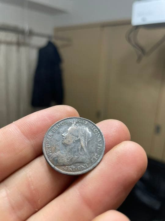 Half penny 1901 年製