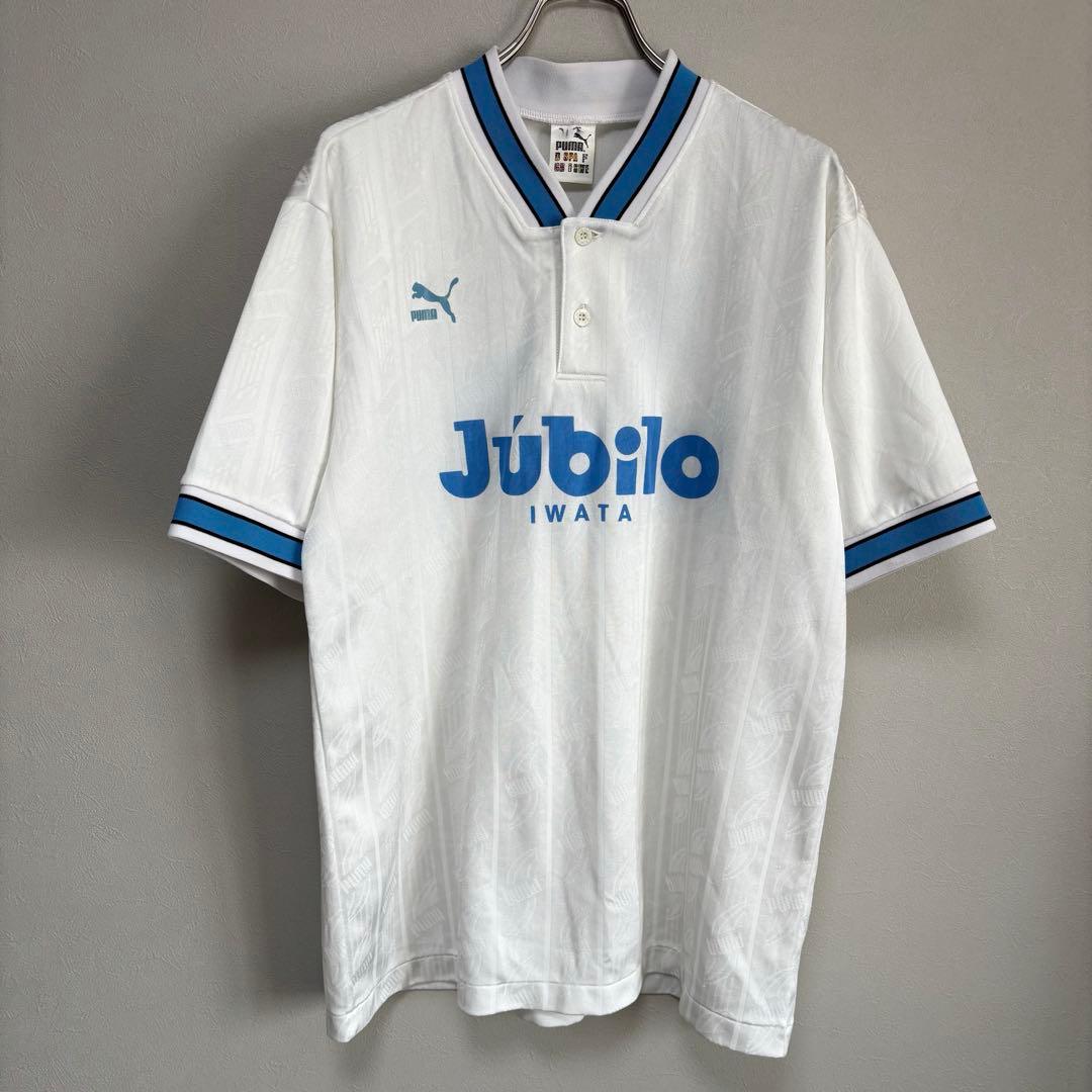 90s JUBILO ジュビロ磐田 プーマ ユニフォーム ゲームシャツ 白 L