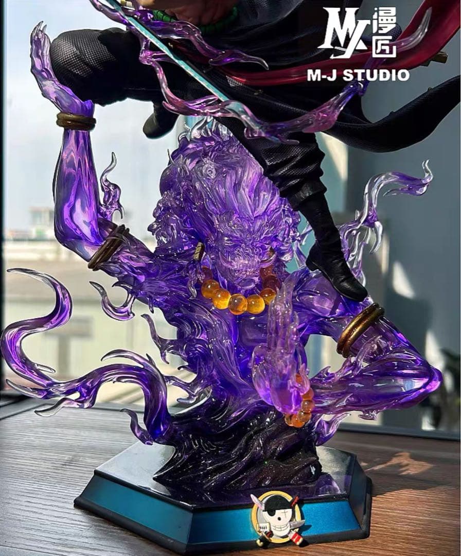 ゾロ緑色ver. 台座透明版 MJ ガレージキット ワンピース