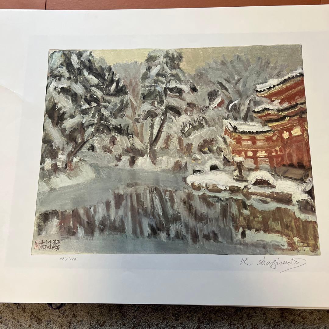 杉本健吉 オリジナル-サイン入り複製画8枚組