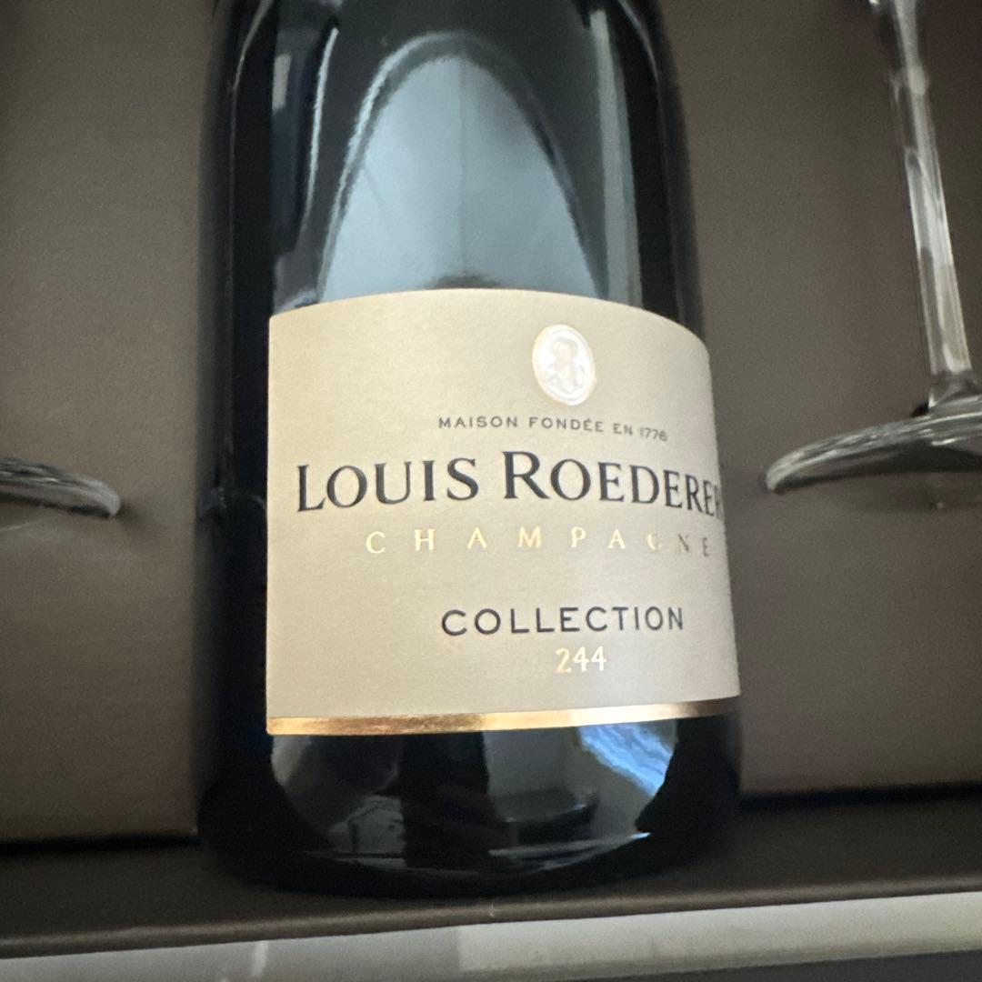 ルイ ロデレール コレクション244 デュオ 2グラスセット　ギフトボックス