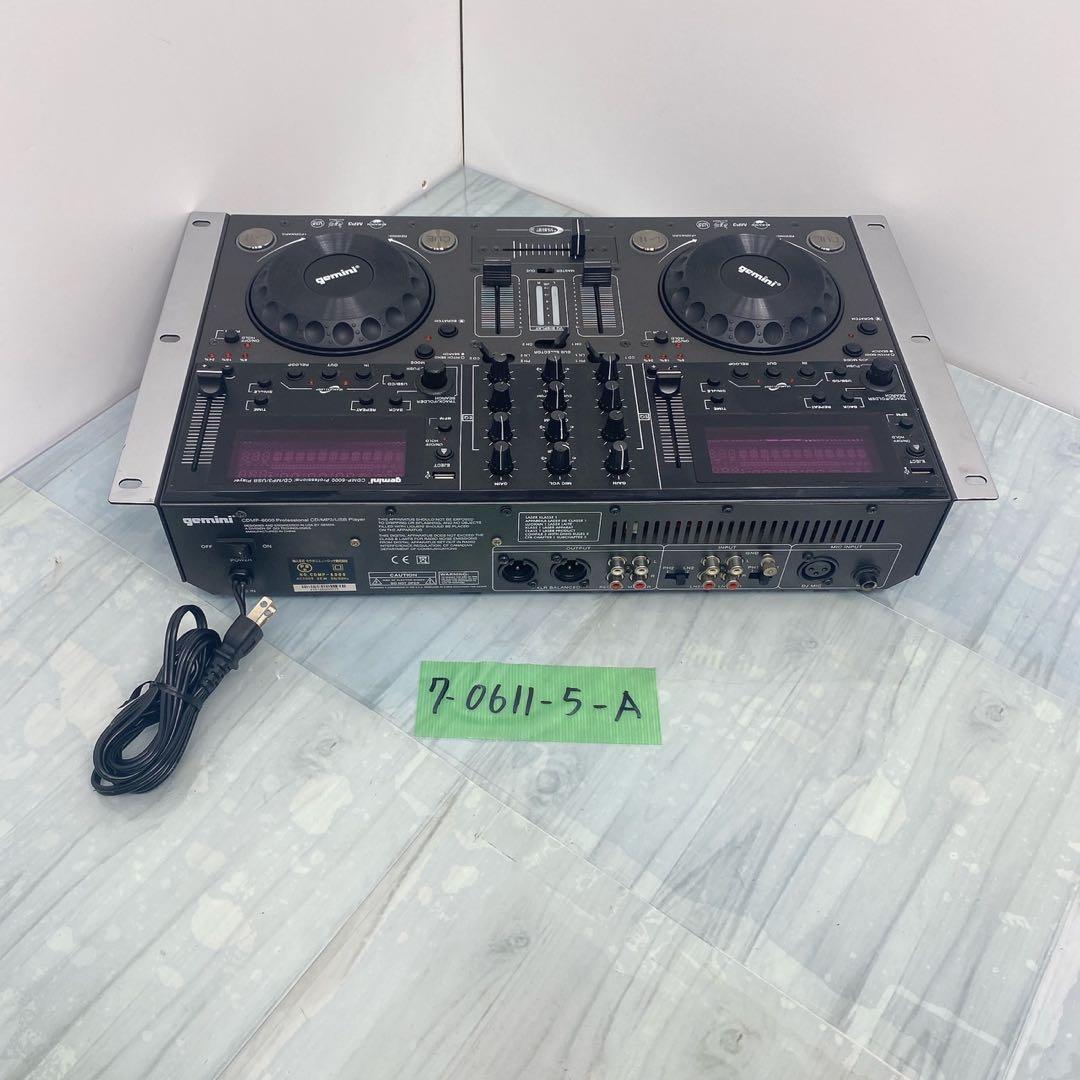 GEMINI CDMP-6000 ジェミナイDJターンテーブルCDMP3 CDJ