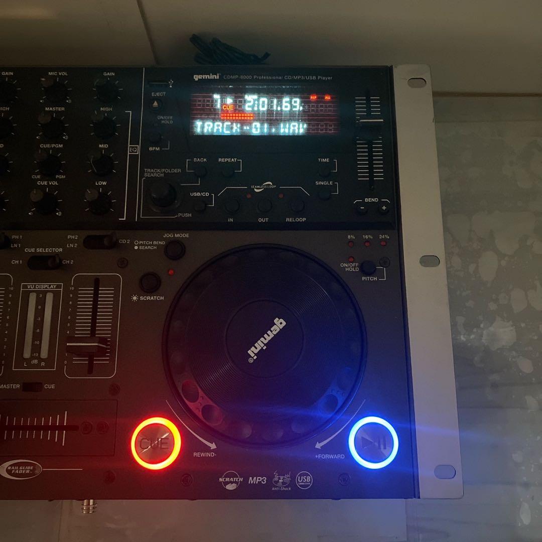 GEMINI CDMP-6000 ジェミナイDJターンテーブルCDMP3 CDJ