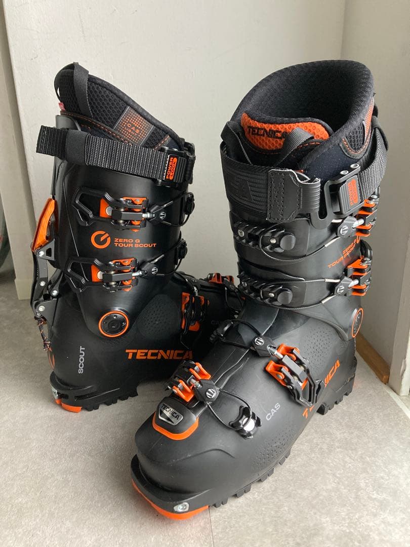 【使用1回】未成形 テクニカ ZERO G TOUR SCOUT 25〜25.5