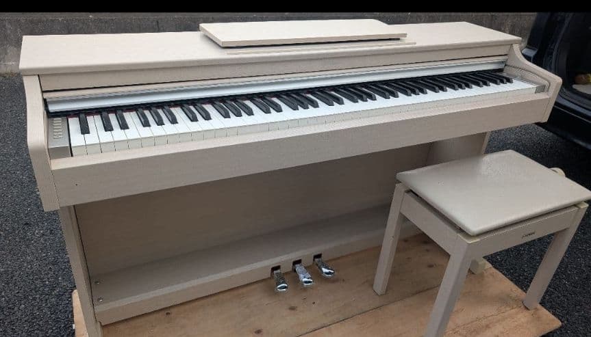 送料込み YAMAHA 電子ピアノ YDP-163WA 17年購入 激可愛い❤