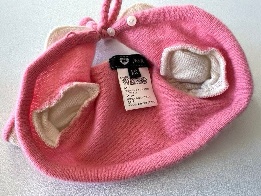 【未使用】フィフィ&ロメオ カシミヤ100% ニット＋ボレロセット ピンク XS