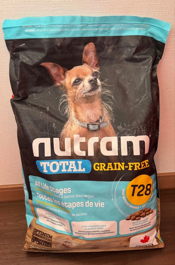 ニュートラム　ドッグフード　トラウト＆サーモン T28　5.4kg　小粒