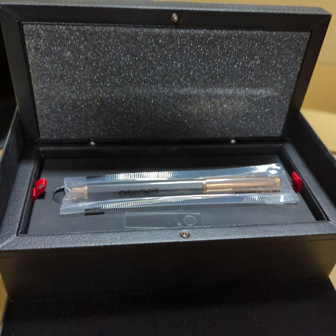 カランダッシュ ローラーボール バリアス エボニー ローズゴールドプレート