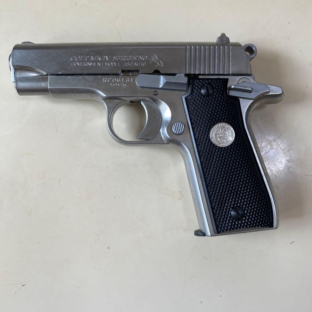 タナカワークス  コルト　380オートステンレスモデル　ブローバック　ガスガン