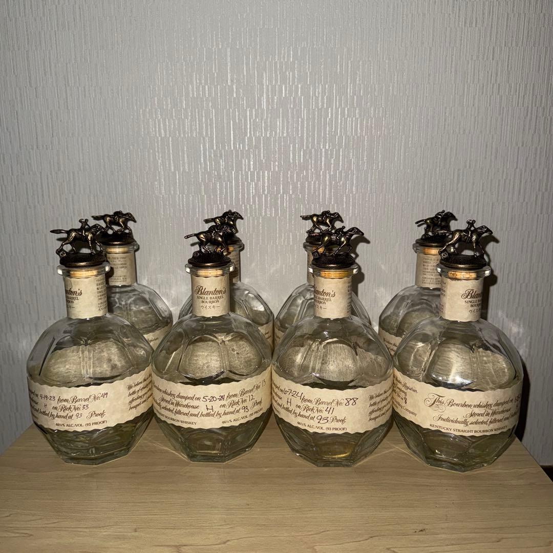 ブラントン　空瓶　未洗浄　化粧箱付き　12セット