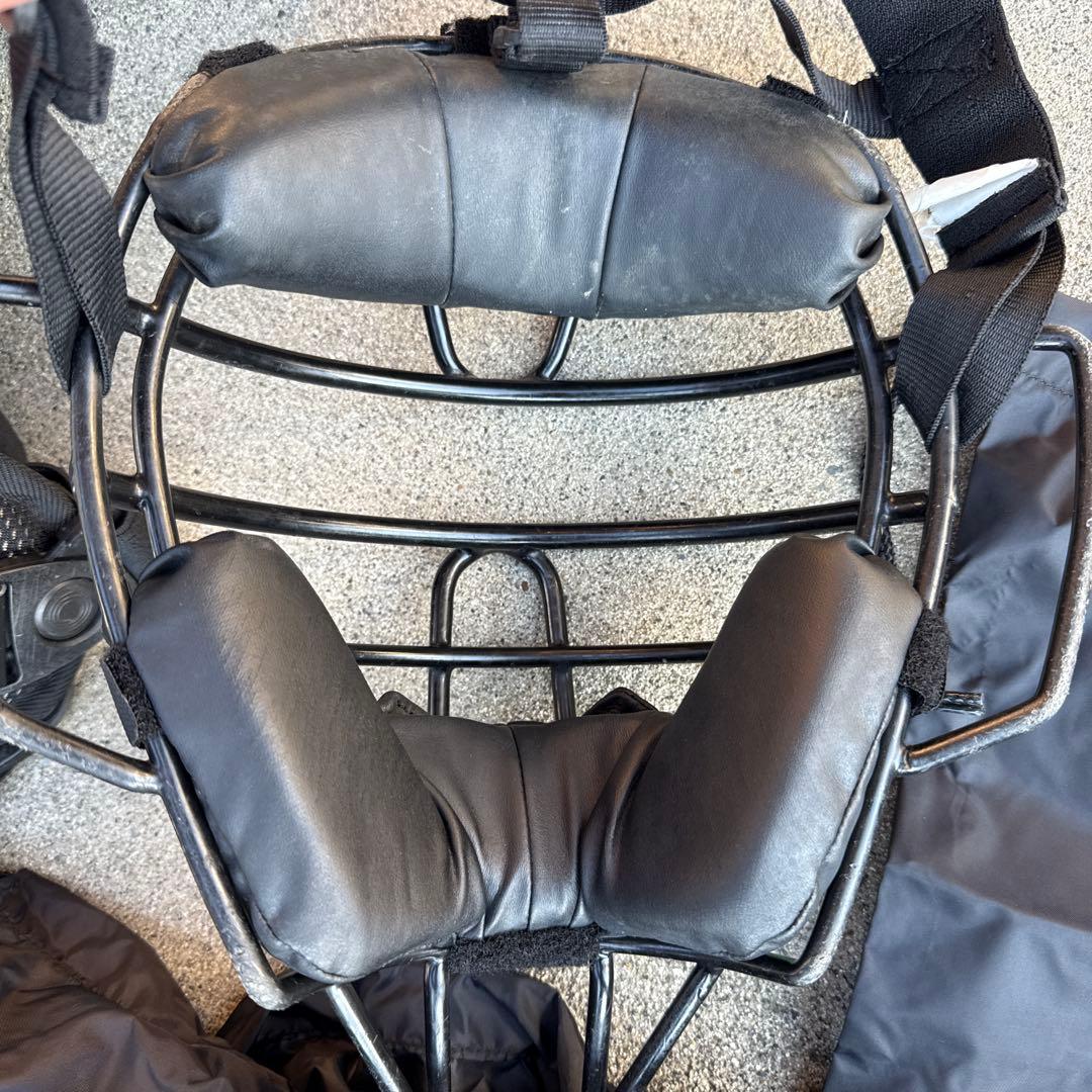 ミズノプロ キャッチャー用防具一式 軟式用 マスクはミズノ