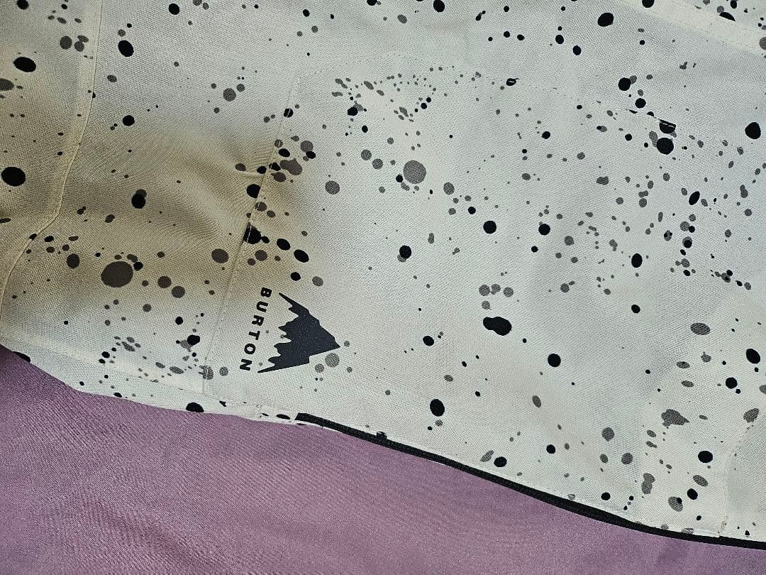 Burton スノーボードウェア ホワイト スプラッター