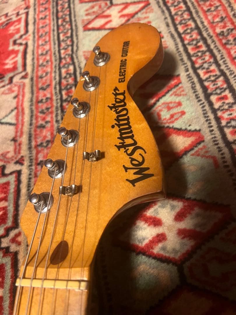 ウエストミンスター 上位モデルマツモク製 1976年ストラト　ディマジオPU搭載